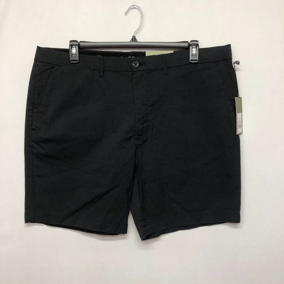 NWT Goodfellow & Co. Men Chino Tech Shorts Size 42 Black B222 -17 - Picture 1 of 16